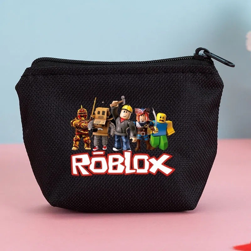 Roblox กระเป ๋ าสตางค ์ การ ์ ตูนศูนย ์ สามารถถือบัตรธนาคารได ้ เหรียญ, คีย ์, ถุงเก ็ บซิปในทางปฏิบัติ,ของขวัญวันเกิดเด ็ ก