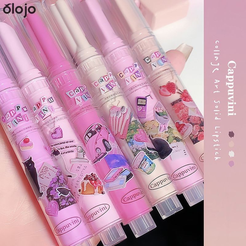 ลิปกลอสหัวใจ ปากอิ่มสวยฉ่ำ ลิปสติก ลิปกลอส สไตล์เกาหลี ติดทนนาน ให้ความชุ่มชื้น