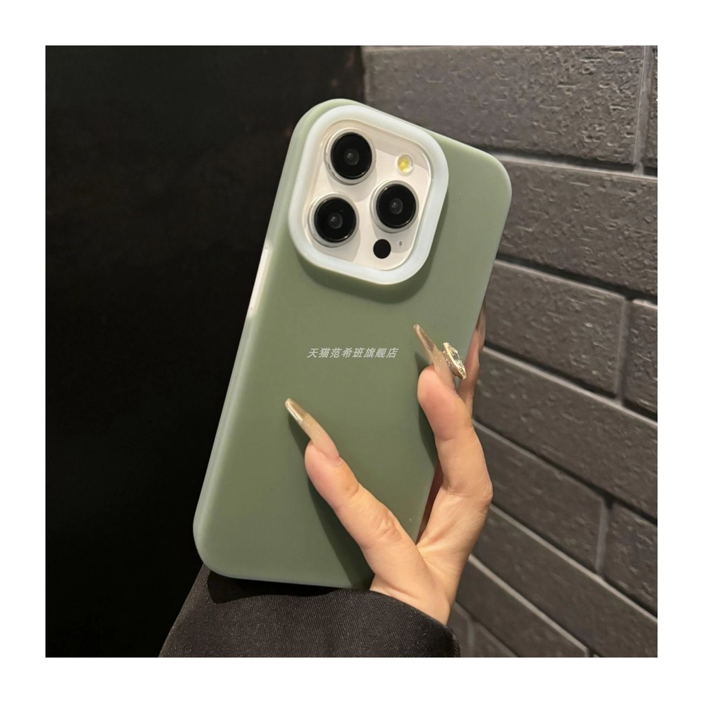 Huiwanju Simple Sky Blue Solid Liquid ซิลิโคน Jelly เหมาะสําหรับ iphone 15 Promax เคสโทรศัพท์ 11 เหมาะสําหรับ 12 fpr iphone 14 Promax เคสป้องกัน 13 Anti drop แพคเกจเต็มรูปแบบ