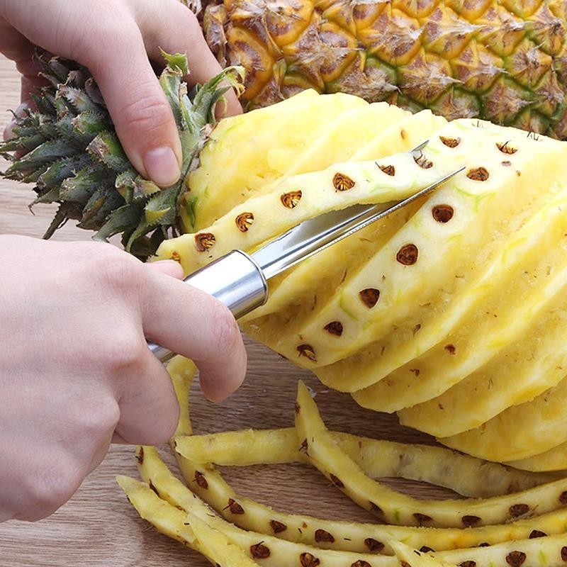 PQS ที่เลาะตาสับปะรด มีดเจาะตาสับปะรด แบบสแตนเลส - รูปที่ 4