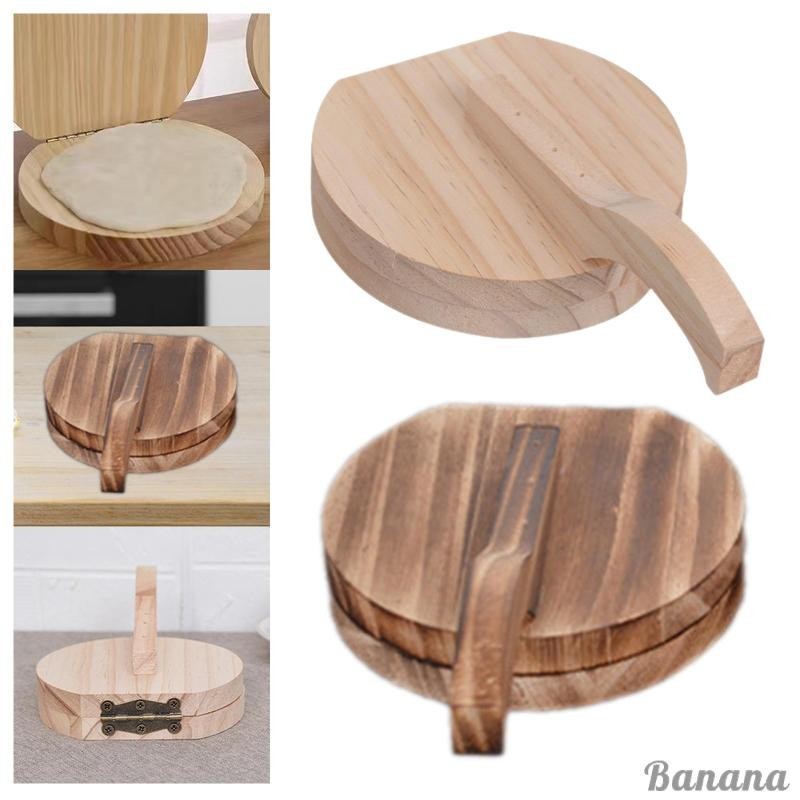 [ ในสต ็ อก ] ไม ้ Tortilla Press Maker ร ้ านอาหารแรงงานมัลติฟังก ์ ชั ่ น