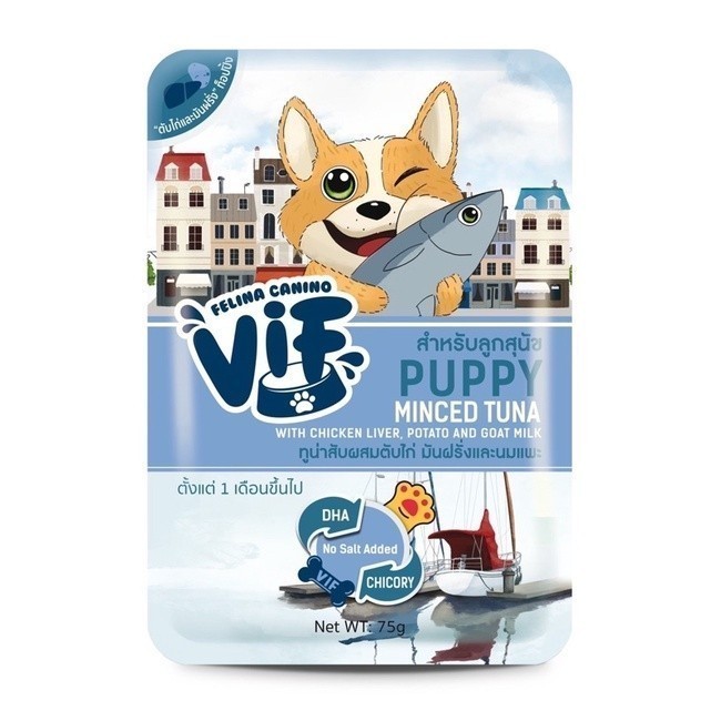 VIF Felina Canino อาหารเปียกสุนัข เกรดพรีเมี่ยม สำหรับสุนัขทุกวัย ขนาด 75g - รูปที่ 6