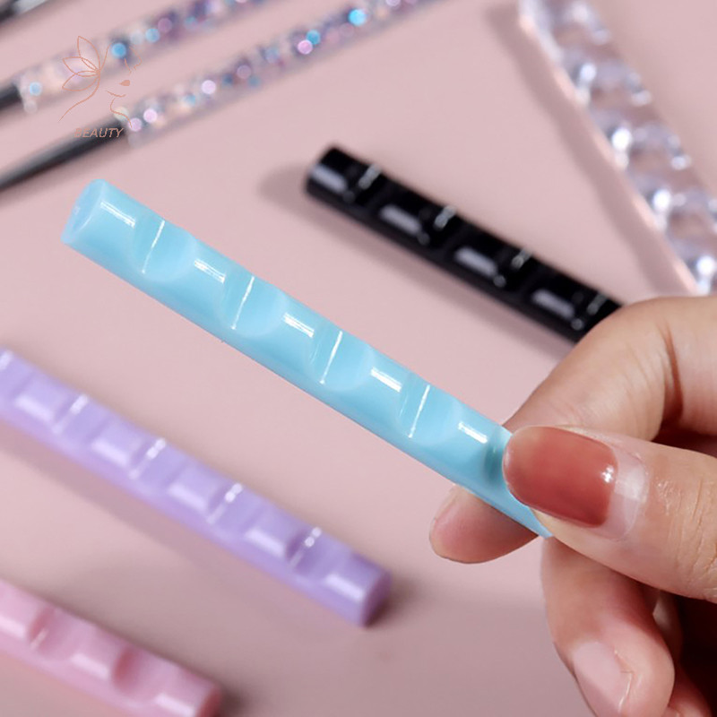 [maybeauty ] ชั ้ นวางแปรงเล ็ บอะคริลิค Paing Pen Rest Holder Stand UV Gel Brush Holder {TH}