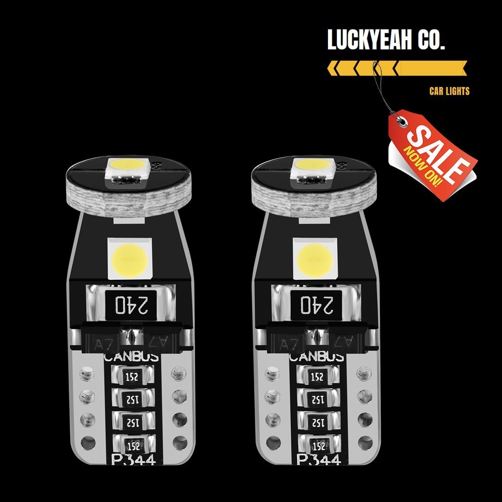 2 ชิ ้ น T10 SMD3020 W5W 168 194 รถ LED อ ่ านหนังสือกระจกป ้ ายทะเบียนแสงกว ้ างไฟภายใน