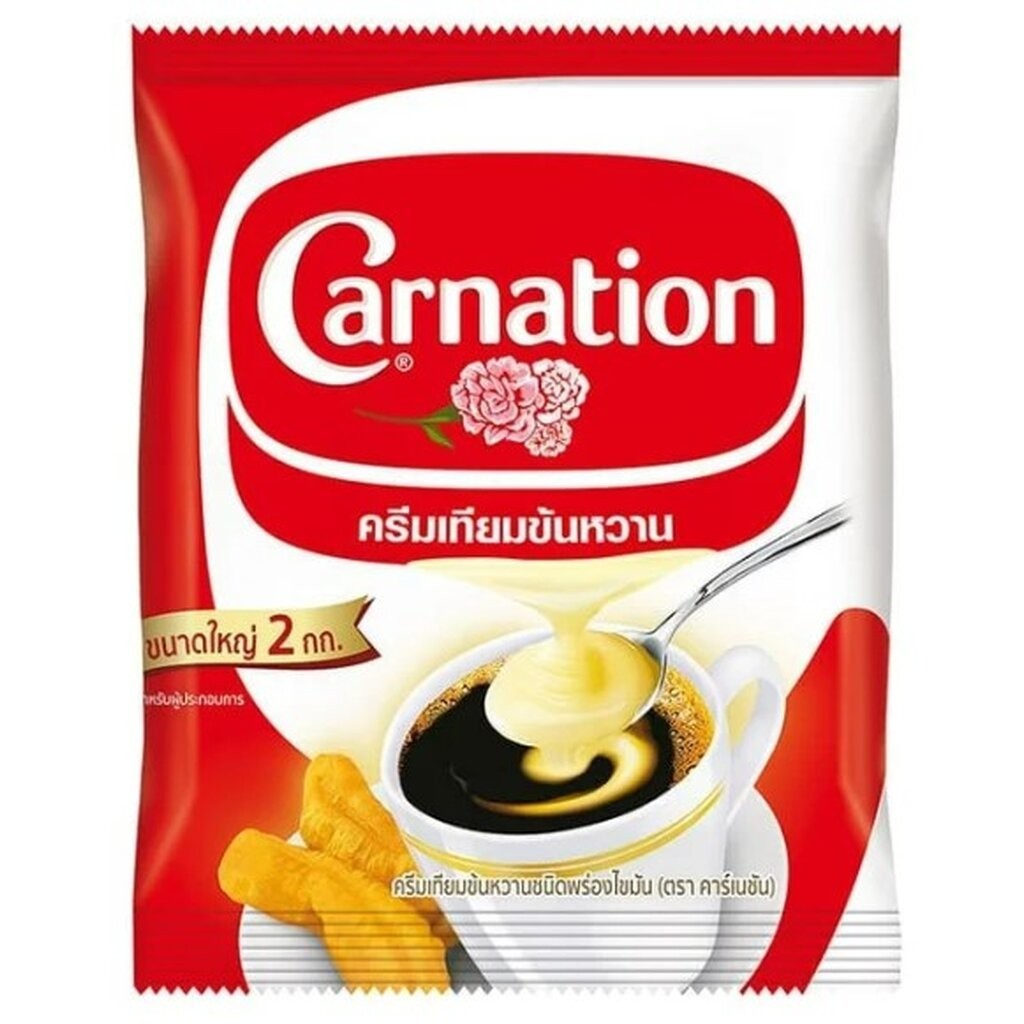 ครีมเทียมข้นหวาน (แบบถุง) ตราคาร์เนชั่น Carnation Sweetened Beverage Creamer 2kg. (02-0161)