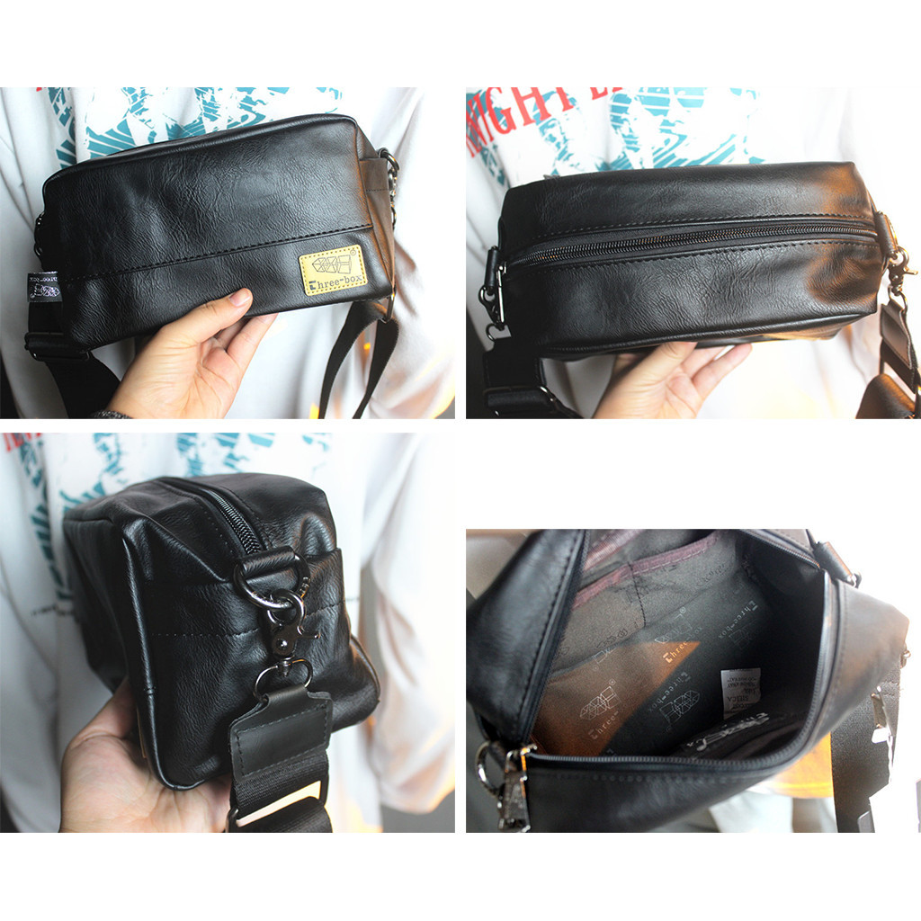 🌞SUNWISH🌞 -Threebox - No.5004B กีฬากลางแจ้งกระเป๋าสะพายสี่เหลี่ยมผืนผ้าขนาดเล็ก - รูปที่ 2