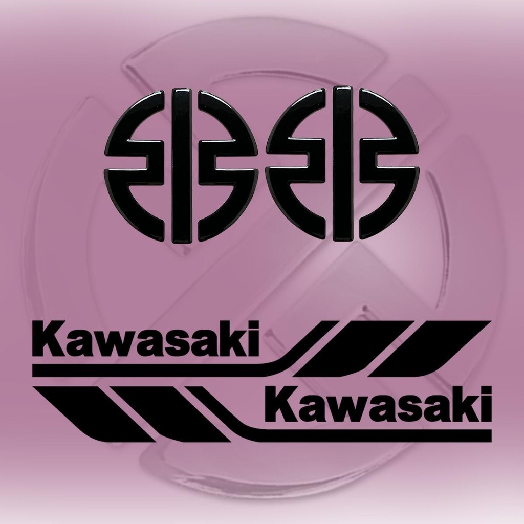 Kawasaki สปอนเซอร์ มอไซ สติ๊กเกอร์ สะท้อนแสง โลโก้ ตกแต่งรถ หมวกกันน๊อค โช๊คหลัง ไฟหน้า Ninja Z900
