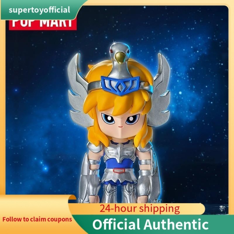 [ของแท้อย่างเป็นทางการ] ฟิกเกอร์ POPMART POPMART Saint Seiya Series สําหรับตกแต่งโต๊ะ