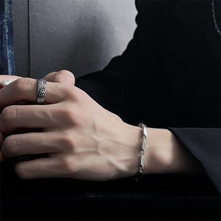 ใหม่ สร้อยข้อมือ กําไลข้อมือ โซ่ สเตนเลส สไตล์ฮิปฮอป New bracelet, bangle, chain, stainless steel, hip hop style