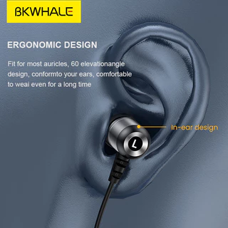 Bkwhale หูฟัง Type-C ในหู DAC มินิซับวูฟเฟอร ์ ชุดหูฟังแบบมีสายสําหรับ ip 15 pro