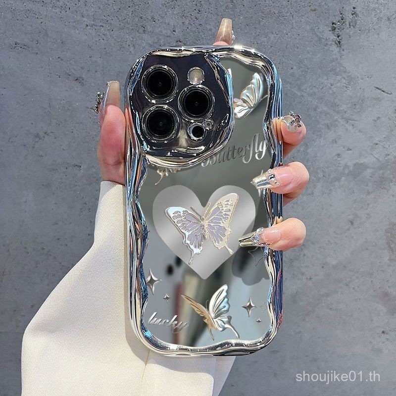 爱heartniefor iPhone 11/12/13/14/15 Pro max Case แฟชั่นซิลิโคนกันกระแทก hard Case สําหรับ iPhone 11,1