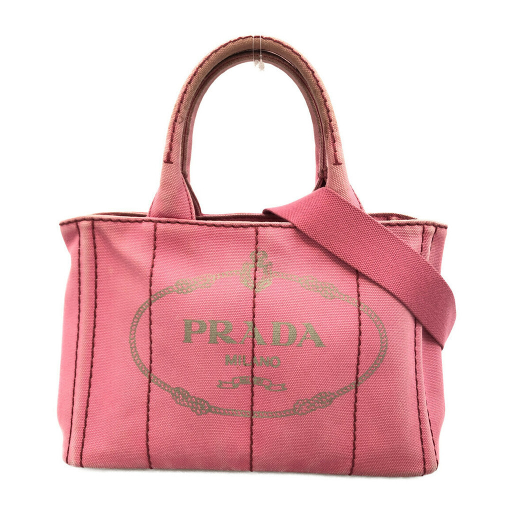 PRADA Handbag Shoulder Bag Tote Canapa Denim Women'S 2Way Direct from Japan Secondhand