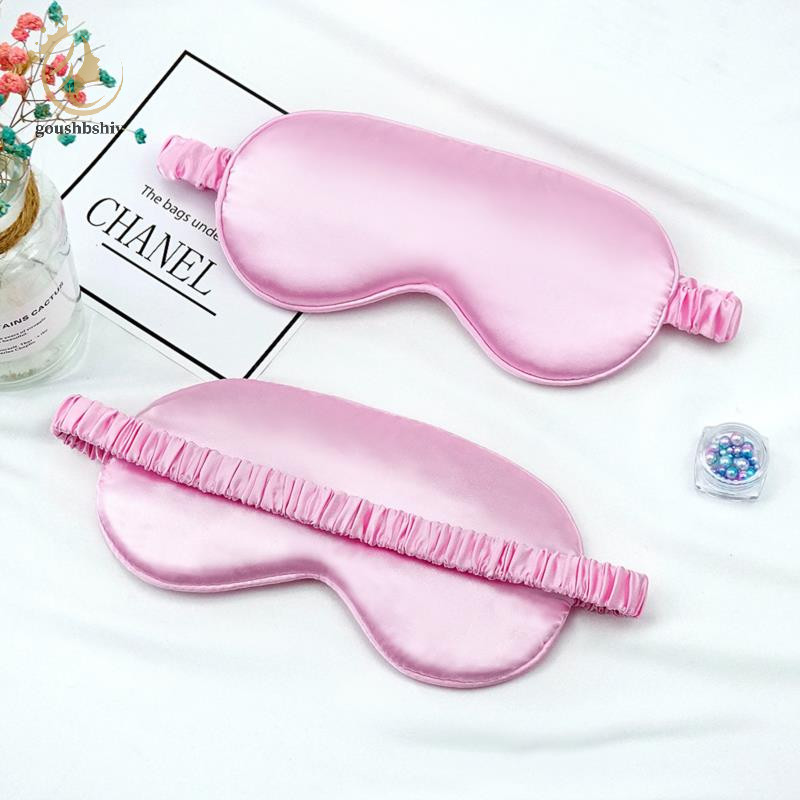 [goushbshiy] 1pc Eyeshade Sleeping Eye Mask Cover Eyepatch Solid Rest Relax Eye Shade TH