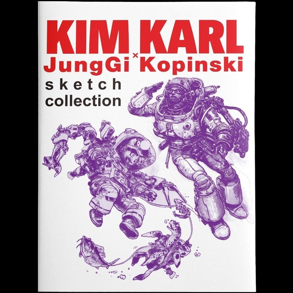Jin Zhengji 2024 เวอร์ชันภาษาอังกฤษล่าสุด Sketchbook Kim Jung-ki Sketch Collection
