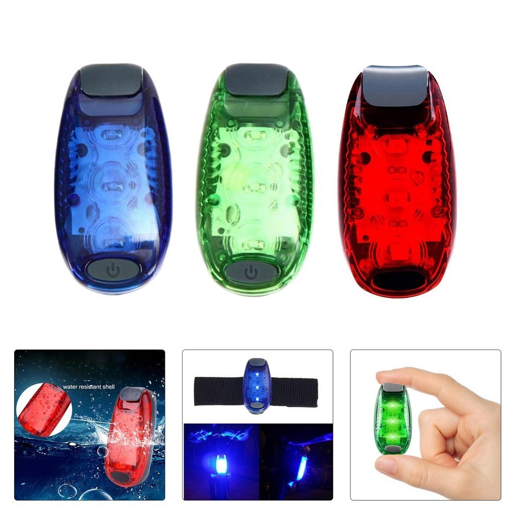 ไฟ LED ความปลอดภัยคลิปบน Strobe IPX 5 กันน้ํา Blinking วิ่งไฟสําหรับเรือ Kayak จักรยาน Night Running Runners สุนัขเดิน