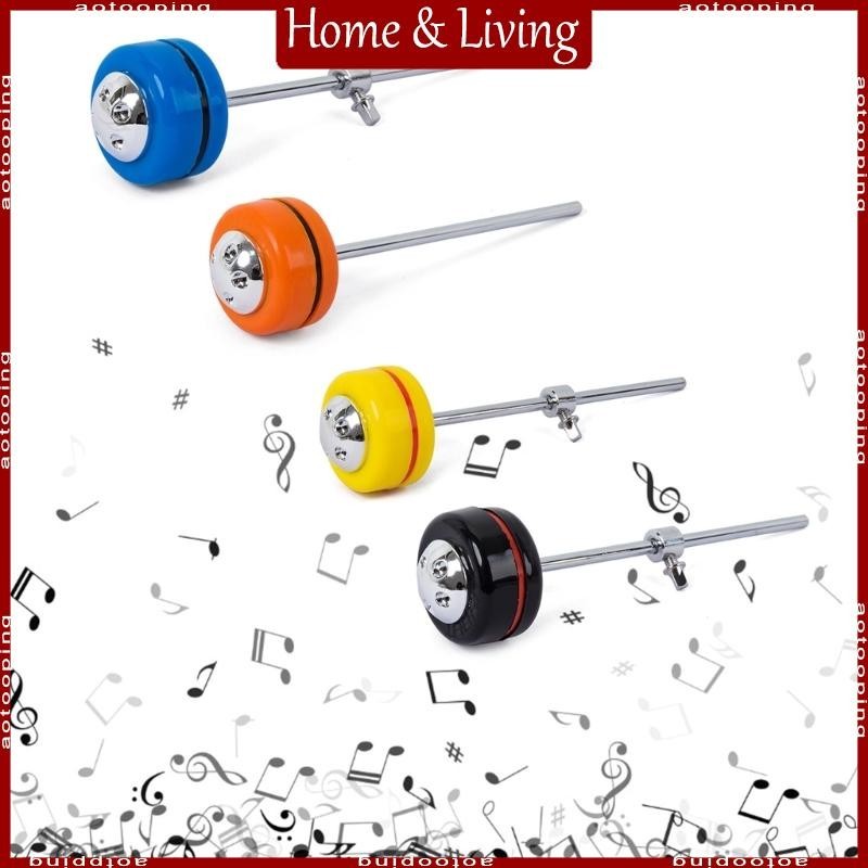 Aoto กลองเหยียบ Beater Bass กลองค้อนหัวซิลิโคนกลองเท้าเหยียบ Beater Percussion Instrument Part Replacement 4 Co