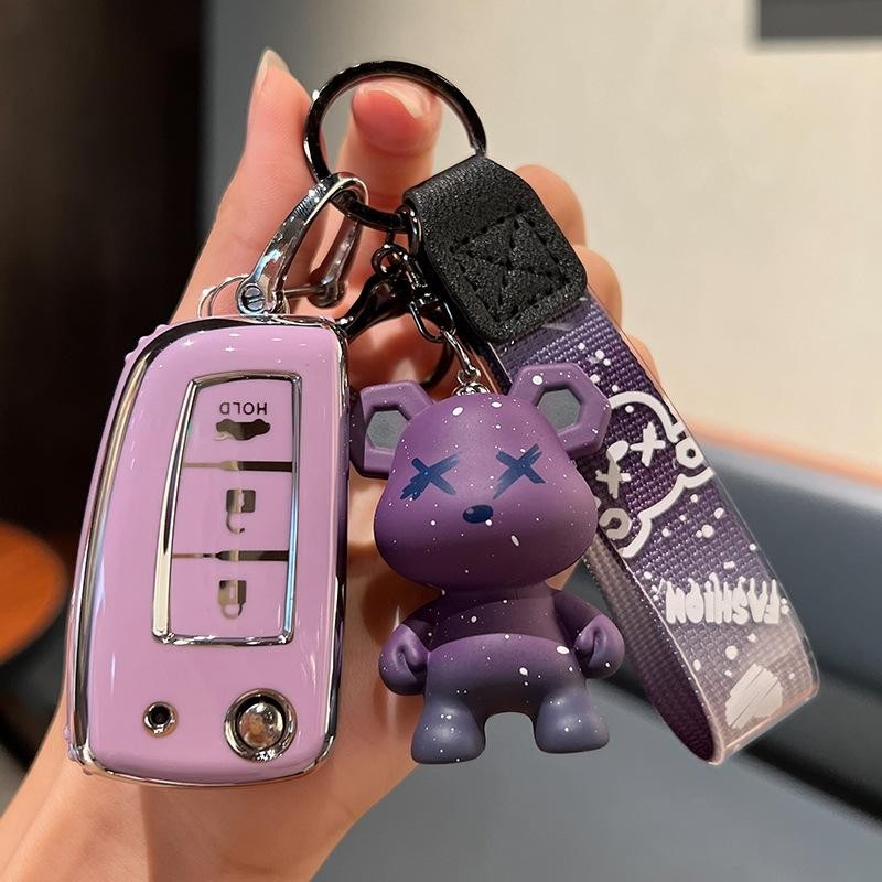 Nissan Tpu เคสกุญแจสําหรับ Nissan X-Trail Grand Livina Sylphy Almera เคสกุญแจ Nissan Key Cover