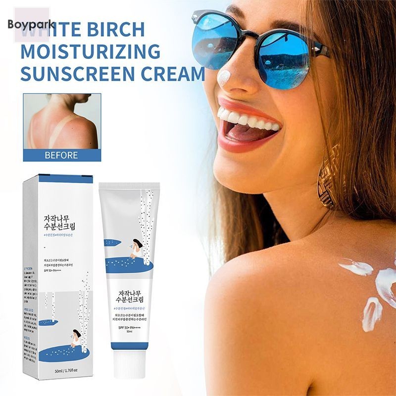 【BY】ครีมกันแดด ให้ความชุ่มชื้น ชุ่มชื้น ไม่หนักหน้า 50 มล SPF50+ PA++++-BY