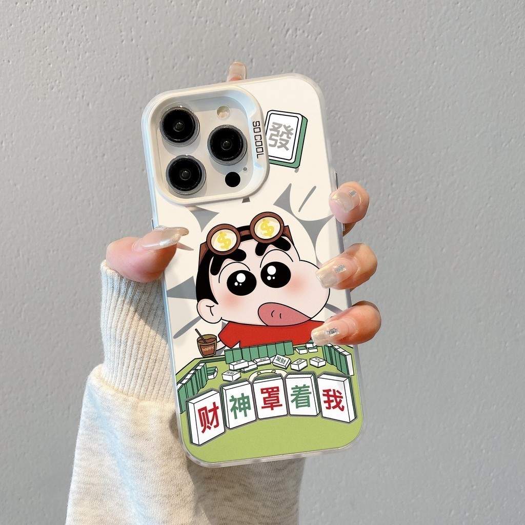 God of Wealth Shinchan สําหรับ Xiaomi 13T 12T 10s 11 12 13 14 Pro กรณี Redmi หมายเหตุ 13 12 11 10T P