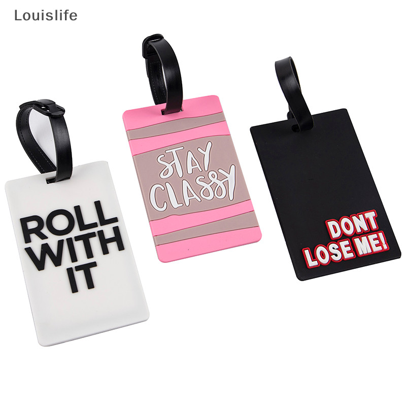 Llph อุปกรณ์เสริมการเดินทางกระเป๋าเดินทางแท็กชื่อ ID Addres Holder Baggage Boarding Tag LLP