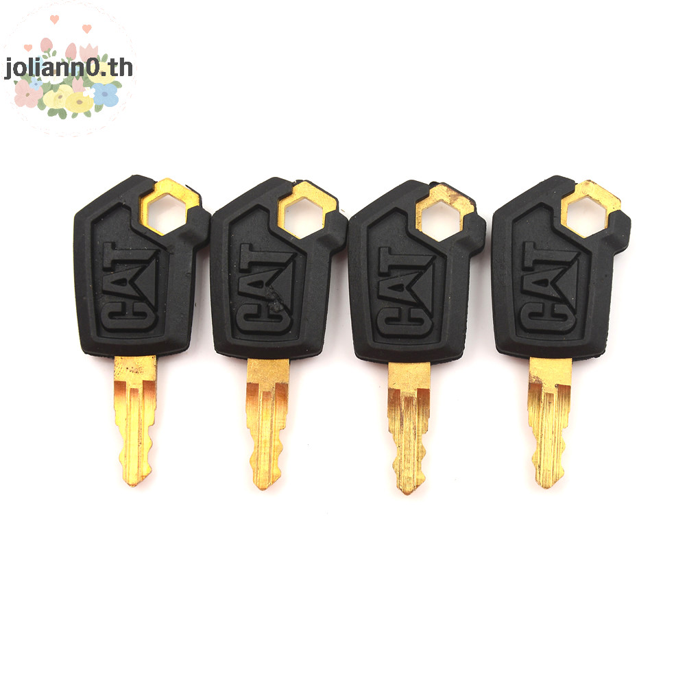 Joliann0 ใหม่ 4PCS อุปกรณ์หนักจุดระเบิด Loader Dozer Key สําหรับ Caterpillar 5P8500 CAT th