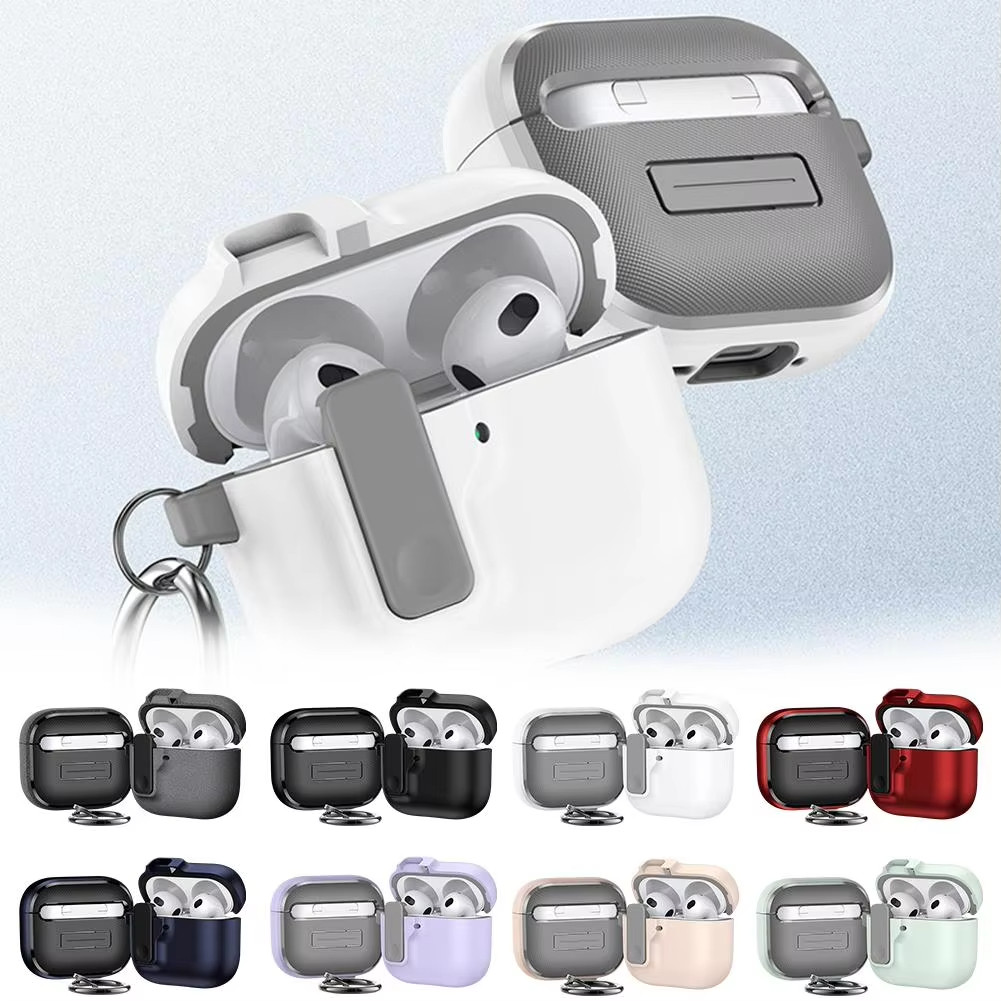 สําหรับ airpods 4 กรณีป้องกันกรณี Drop-proof ที่ใช้งานได้สําหรับ airpods pro 2/3/pro หูฟังกรณีใหม่ที่เรียบง่าย