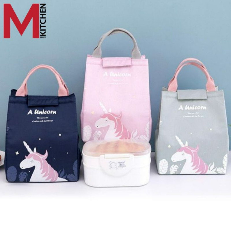 M KITCHEN กระเป๋าเก็บอุณหภูมิ กระเป๋าใส่กล่องอาหาร สามารถเก็บร้อนเย็น (C6)