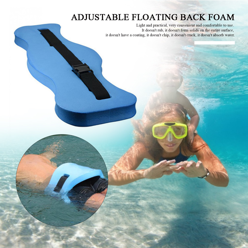 ถูกที่สุด Adjustable Floating Back Foam Swimming Belt Safety Training Equipment