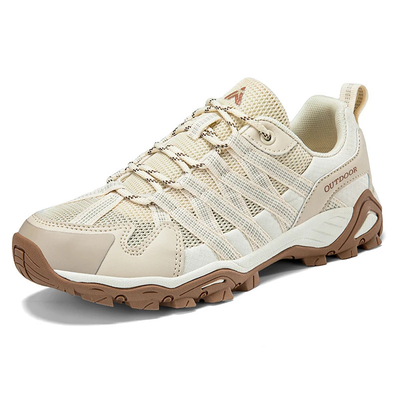 ฤดูร้อนผู้ชายผู้หญิงBreathableรองเท้าเดินป่ากลางแจ้งTrekkingรองเท้าผ้าใบAnti Slip Unisex Mountainรองเท้าติดตามTreking