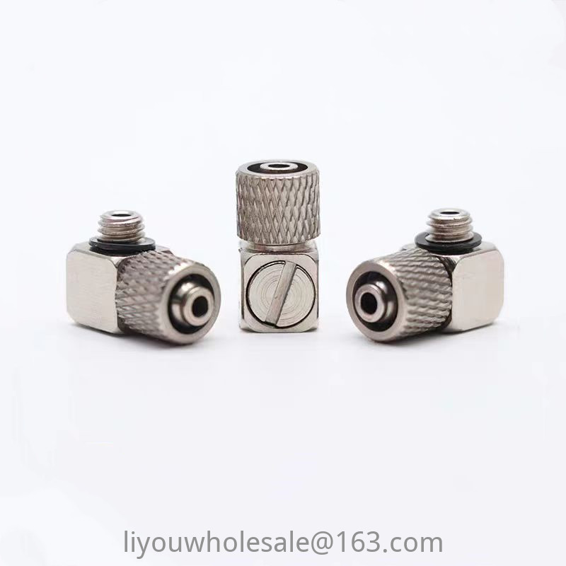 SMC กระบอก Micro Type Quick Screw Joint M-5HLH-6 ตรงผ่าน M-5H-4 มุมขวา M-3HL/ALU-4 T/J/B
