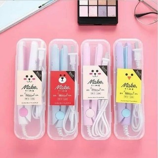 CATOKAN MINI Alat Catok Rambut Mini 2 in 1 Set Lurus dan Keriting Make Time Karakter ANIMAL