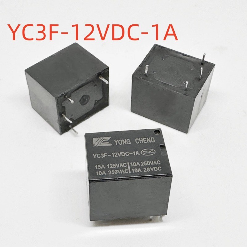 รีเลย์เดิม YC3F-5VDC-1A YC3F-12VDC-1A YC3F-12VDC-SA T73A 4Pin 10A ใหม่