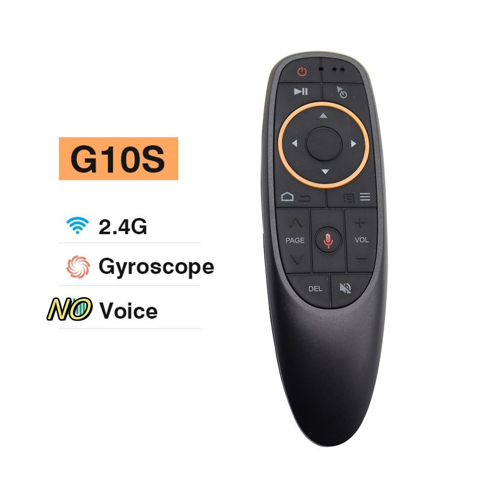 รีโมทคอนโทรลใหม่โดยใช้ gyroscope air รีโมทคอนโทรลเมาส์ G10S 2.4G เหมาะสําหรับ H96 MAX X88 PRO X96 MA