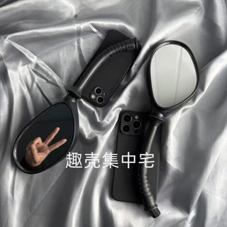 Iphone 11 16 13 Spoof กระจกมองหลังรถจักรยานยนต์ Tricky เหมาะสําหรับ Apple 16pro เคสโทรศัพท์ 15/14 12 XR XSMAX X/XS 13ProMAX 12ProMax 11Promax 12Pro 14Pro 7Plus 8Plus 7/8/SE2020 15Pro 6Plus 6Plus 6Splus