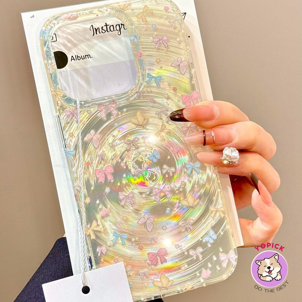สําหรับ ไอโฟน 16มือโปร โทรศัพท์มือถือ เคสดาวผีเสื้อ ใหม่ ไอโฟน15โปรแม็กซ์ สองชั้น 14 หญิง 13 เปลือก 