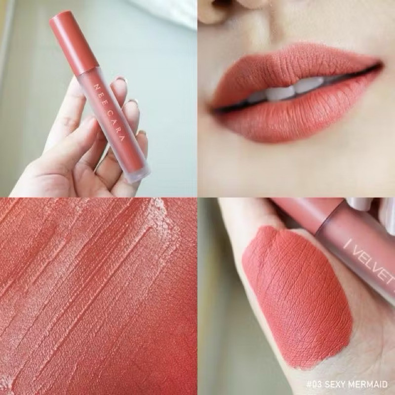 NEE CARA N1961 ลิปแมท ลิป NEE CARA VELVET MATTE LIP GLAZE ราคา ถูกที่สุด ดีลบีเคเค แกลเลอรีภาพที่ 5