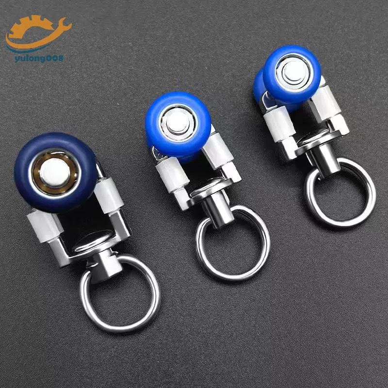 แนะนำ ผ้าม่าน [MR] 4 ชิ้นผ้าม่าน Track Rollers Twin Wheeled Carriers Mute ล้อ Drapery Rail เครื่องร่อนเลื่อนสําหรับ Windows ผ้าม่านอาบน้ําอุปกรณ์เสริม TH ราคาพิเศษ มีเก็บเงินปลายทาง