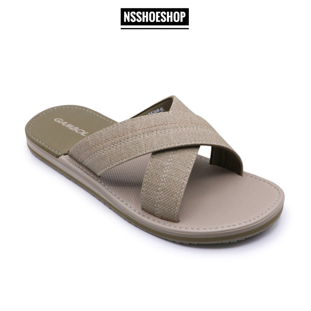 [ส่งทุกวัน] ใหม่!!! GAMBOL NATIVE CROSS รองเท้าแตะสวมชาย แกมโบล รุ่น GM12131 size 40-44