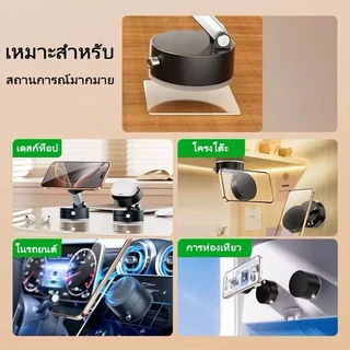 ximitech ที่จับมือถือพกพาขนาดเล็ก พร้อมระบบสูญญากาศดูดแน่น แบบพับได้ใช้ได้ทั้งบนโต๊ะ รถยนต์ กระจก