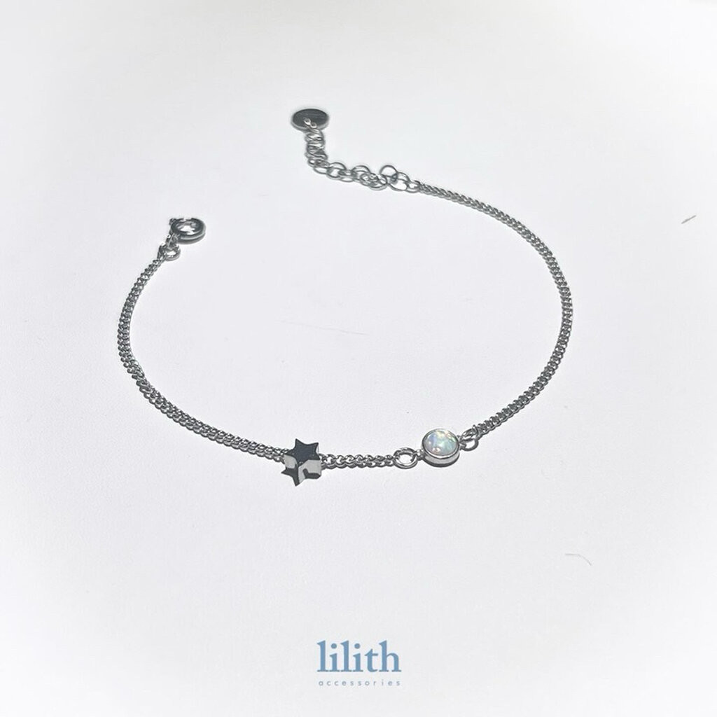 Lilith - Opal star charm bracelet สร้อยข้อมือ โอปอล จี้ดาว หิน - รูปที่ 2