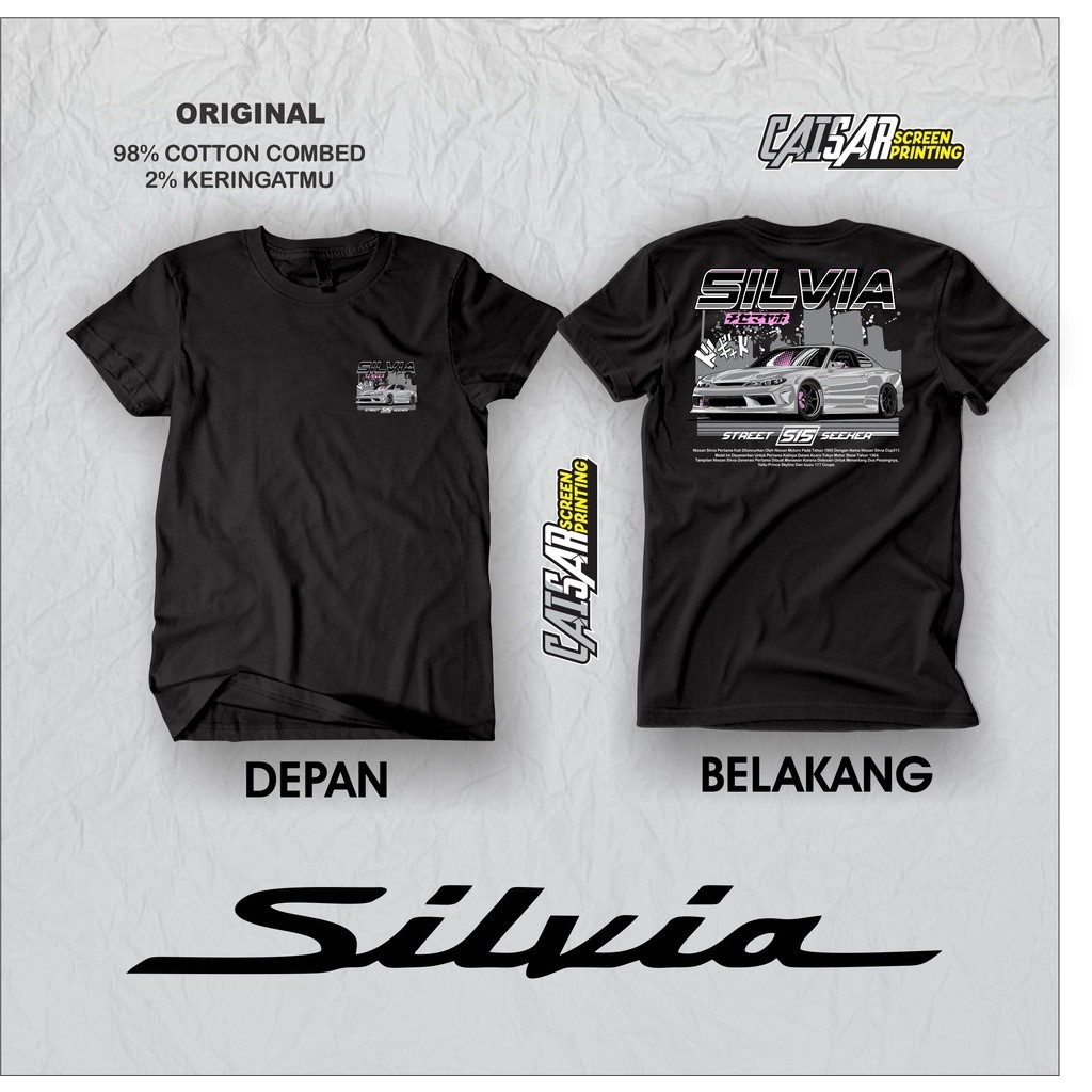 Nissan Silvia JDM Legend Car T-Shirt JDM T-Shirt Car T-Shirt Racing Car T-Shirt