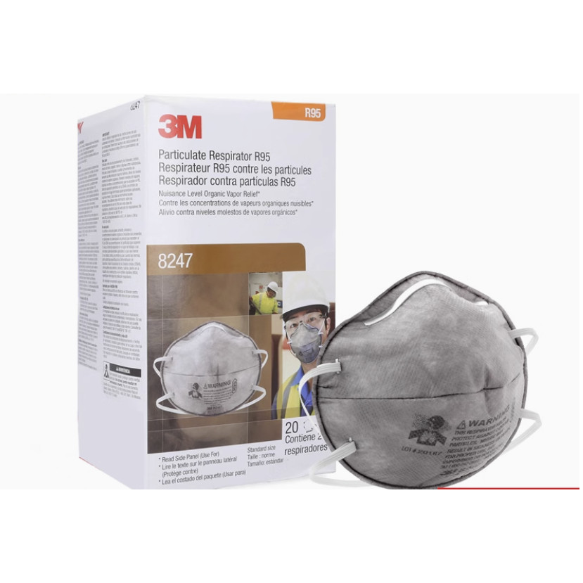 3M 8246 R95 Particulate Respirator W/Nuisance Level Acid Gas Relief