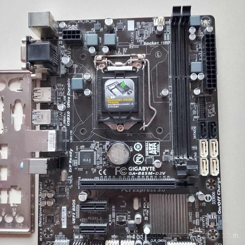 ทดสอบแล้วพร้อมจัดส่ง ซื้ออย่างมั่นใจ [จัดส่งตลอด 24 ชั่วโมง] เมนบอร์ด Gigabyte B85M-D2VS รองรับ CPU 