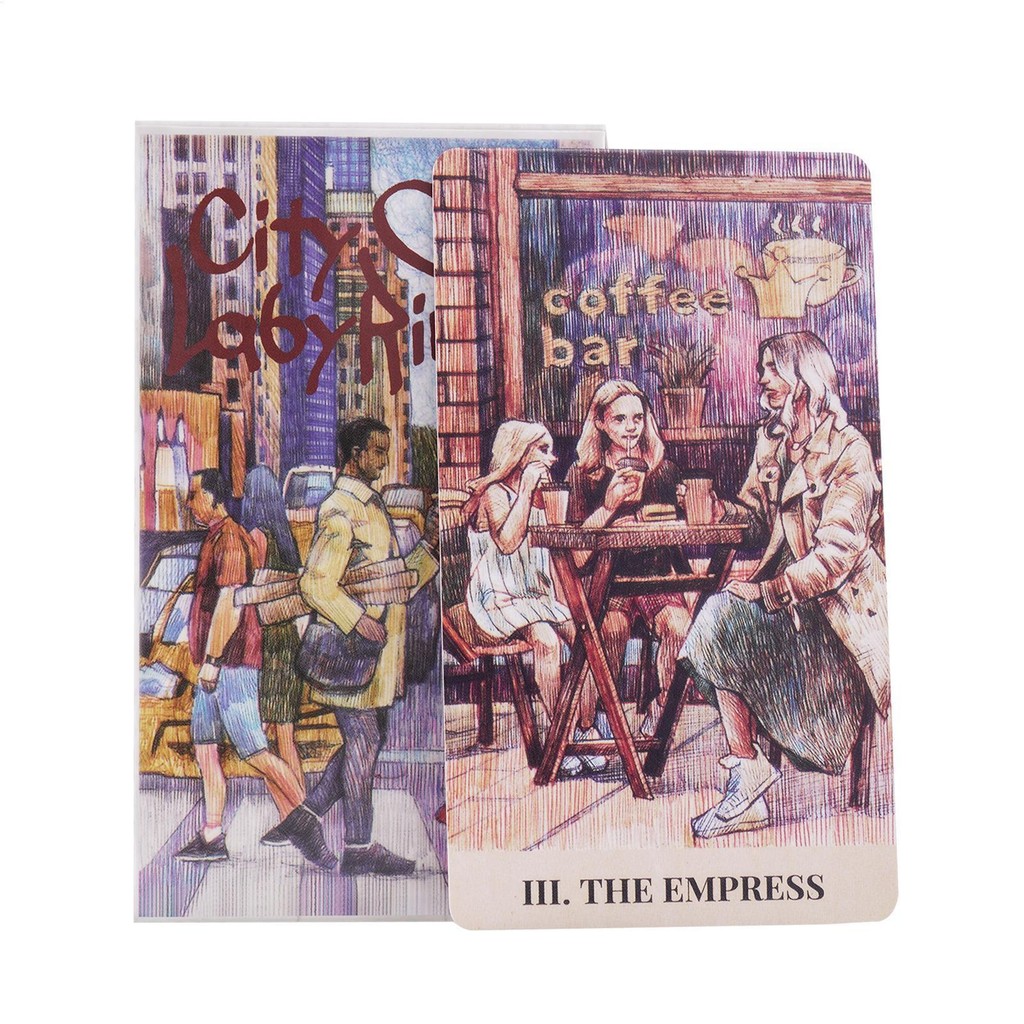 City Labyrinth Tarot City Labyrinth Tarot Board Game Cards