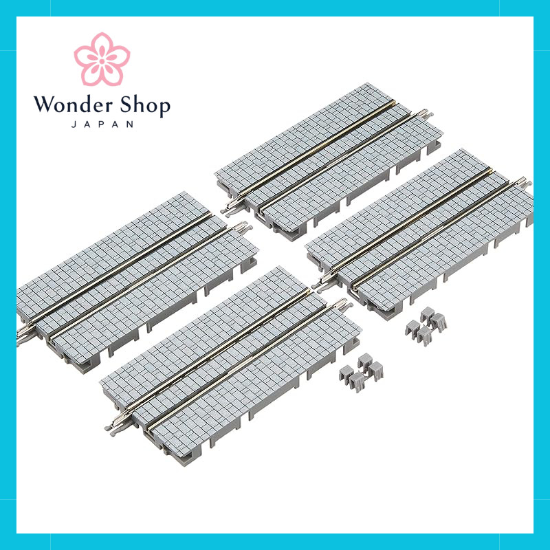 【Direct from Japan】
TOMIX N Scale Wide Tram Rail S70-WT-S F Cobblestone 4-Piece Set 1794 Railway Mod