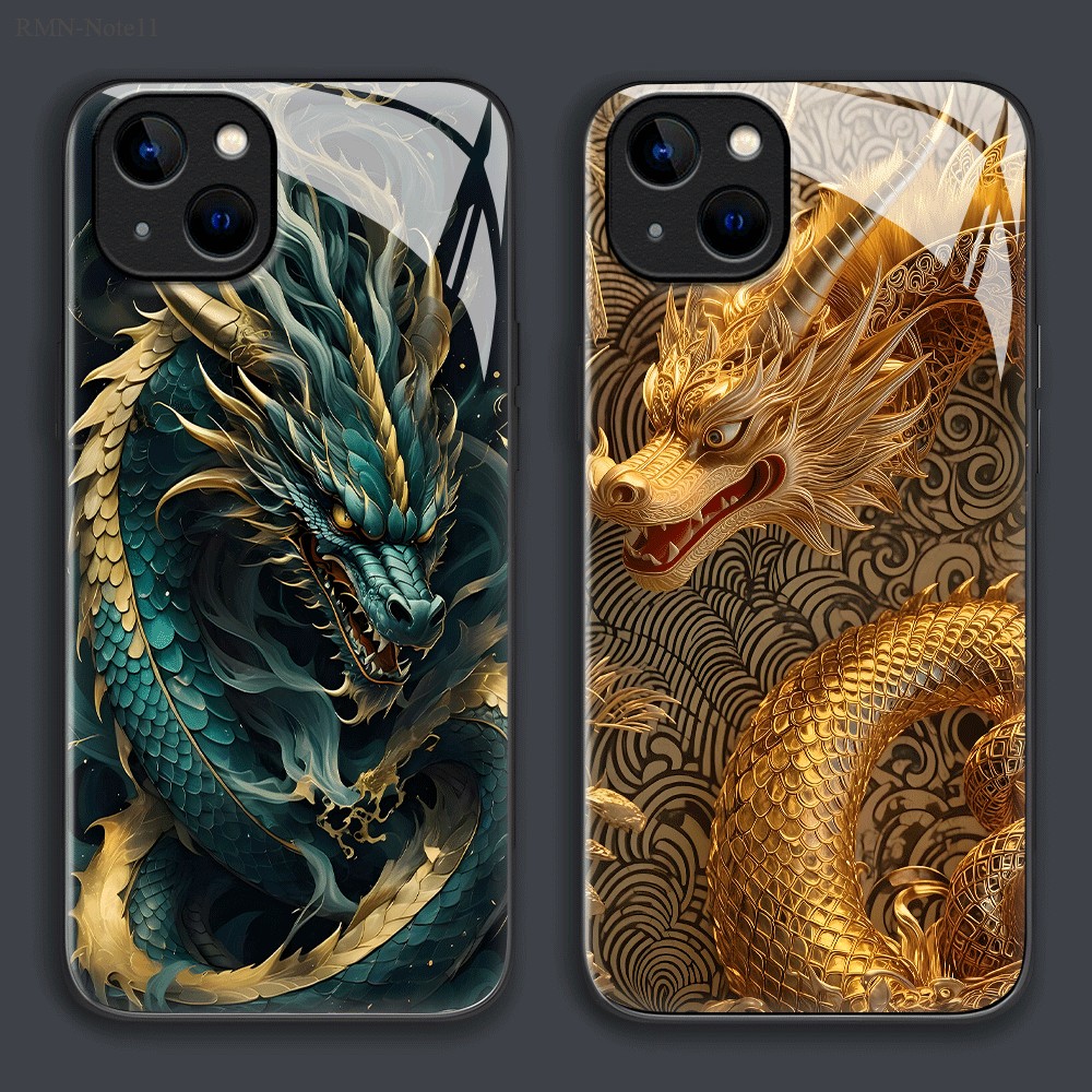 เคส For Xiaomi Redmi Note 13 12 11 11S 10 10S 9S 9 8 Pro Plus 4G 5G เคสเรดมี เคสโทรศัพท์ เคสแข็ง Glass Case BL