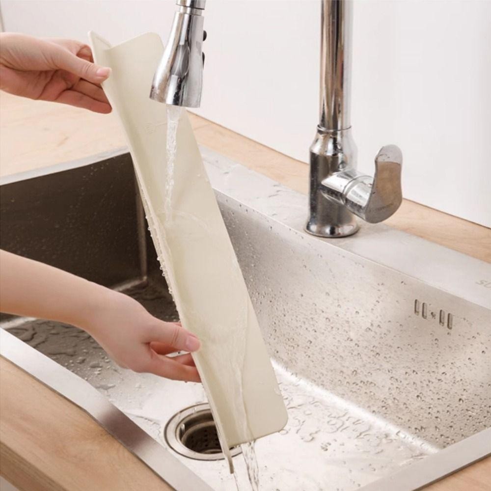 เซนิทฮินซี ซิลิโคนแผ่นกั้นน้ํา,ครัวเรือนนุ่มอ่างล้างจานสาดยาม,ฐานถ้วยดูดยืดหยุ่นปฏิบัตินํามาใช้ใหม่บล็อกน้ําป้องกันเสื้อผ้า - รูปที่ 5