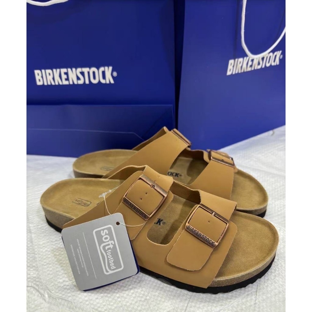 ✨ของแท้ 100%✨ BIRKENSTOCK  NU Oiled Habana รองเท้าแตะ Unisex สี้น้ำตาลเข้ม