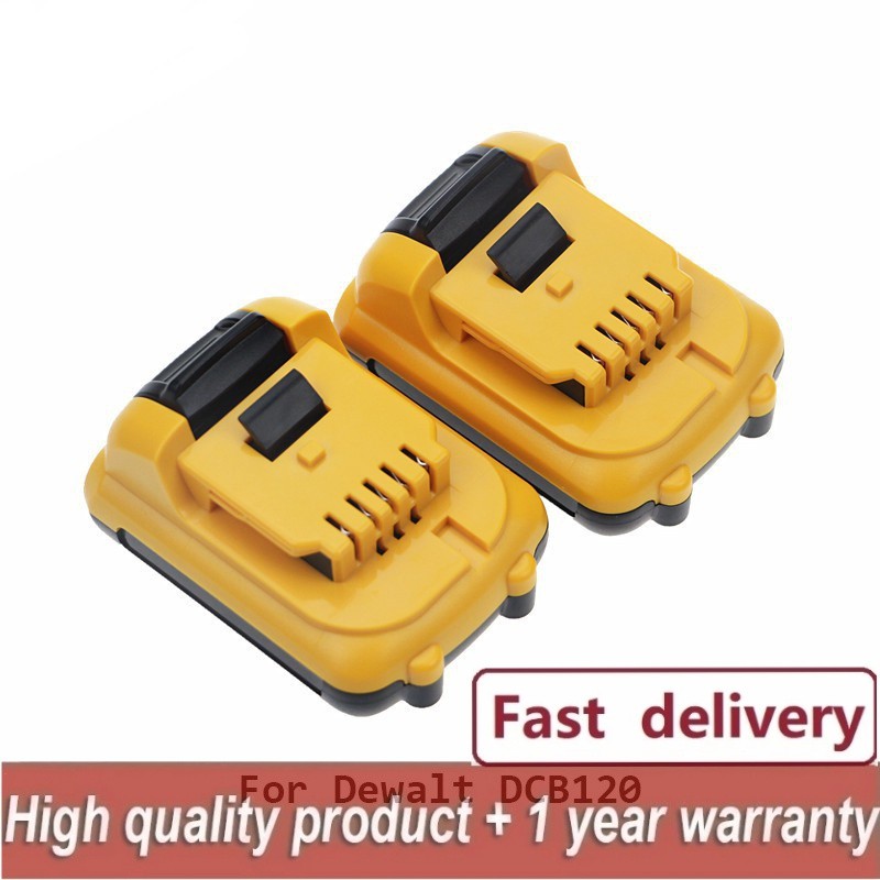 ✿3.0/4.0Ah เปลี่ยนแบตเตอรี่ DCB120สำหรับ Dewalt 12V MAX Li-Ion DCB121 DCB123 DCB125 DCF813 DC