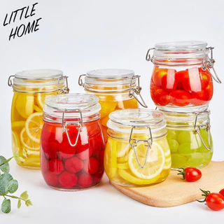 LITTLEHOME โหลแก้ว ขวดโหล ขวดแก้ว โหลแก้วสูญญากาศ ขวดโหลแก้ว ขวดโหลมีฝาปิด โหลสูญญากาศ (A0)